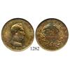 Image 1 : Potosi, Bolivia, bronze 10 bolivianos, 1951, encapsulated ANACS MS-64 Red.