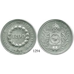 Brazil, 1200 reis, 1835.