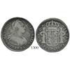 Image 1 : Santiago, Chile, bust 4 reales, Charles IV, 1793DA.