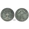 Image 1 : Santiago, Chile, "volcano" peso, 1833I.
