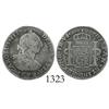 Image 1 : Bogota, Colombia, bust 1 real, Charles III, 1772VJ, rare.