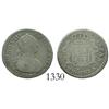 Image 1 : Bogota, Colombia, bust 1 real, Ferdinand VII (bust of Charles IV), 1812JF.