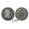 Image 1 : Bogota, Colombia, bust 1/2 real, Ferdinand VII (bust of Charles IV), 1816FJ.