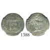 Image 1 : Costa Rica, 10 centavos, 1865GW, encapsulated NGC AU details excessive surface hairlines.