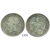 Image 1 : Costa Rica, 50 centavos counterstamp (Type VII, 1889) on Medellin, Colombia, 5 decimos of 1881.