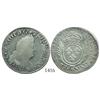 Image 1 : France (Metz mint), 1/2 ecu, Louis XIV, 1695-AA, struck over earlier issue.
