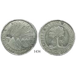 Guatemala, 8 reales, 1824M.
