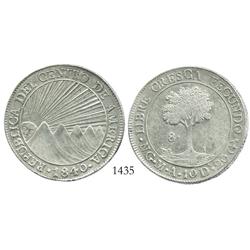Guatemala, 8 reales, 1840MA.
