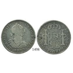 Mexico City, Mexico, bust 4 reales, Charles III, 1779FF.