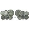 Image 1 : Lot of 6 Mexican bust minors: 2R 1803FT, 1R 1783FF, 1/2R 1772FM, 1/2R 1779FF, 1/2R 1794FM, and 1/2R 
