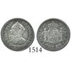 Image 1 : Mexico City, Mexico, bust 1/2 real, Charles III, 1772FF, rare muling.