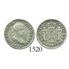 Image 1 : Mexico City, Mexico, bust 1/2 real, Ferdinand VII, 1821JJ.