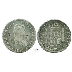 Chihuahua, Mexico (War of Independence), 8 reales, Ferdinand VII, 1816RP.