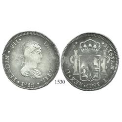 Durango, Mexico (War of Independence), 8 reales, Ferdinand VII, 1818RM.