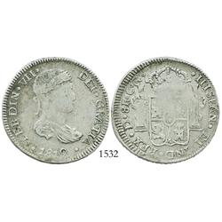 Durango, Mexico (War of Independence), 8 reales, Ferdinand VII, 1819CG.