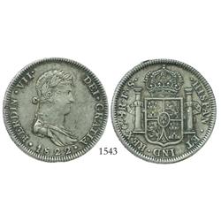 Guadalajara, Mexico (War of Independence), 8 reales, Ferdinand VII, 1822FS.