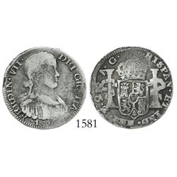 Zacatecas, Mexico (War of Independence), 2 reales, Ferdinand VII, 1816AG.