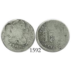 Zacatecas, Mexico (War of Independence), 1 real, Ferdinand VII, 1812, provisional issue.