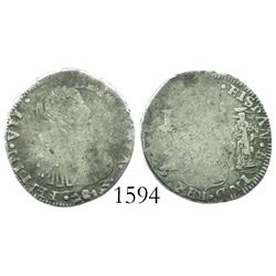 Zacatecas, Mexico (War of Independence), 1 real, Ferdinand VII, 1813FP.