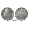 Image 1 : Lima, Peru, bust 1 real, Charles IV, 1796IJ.