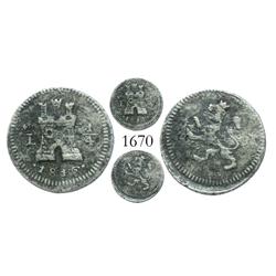 Lima, Peru, 1/4 real, Ferdinand VII, 1816.