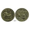 Image 1 : Great Britain, brass Admiral Vernon medal, Cartagena, 1747.
