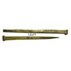 Image 1 : Lot of 2 brass spikes.