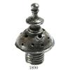 Image 1 : Top of a silver sand or salt cellar.