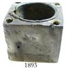 Image 1 : Pewter inkwell.