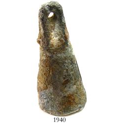 Small, lead sounding weight.