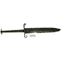Iron dagger, 13th century.