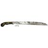 Image 1 : Iron machete with wooden or bone handle, 1800s, from Spanish Cuba.