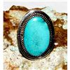 Image 4 : Massive Navajo Royston Turquoise Statement Ring Sz 10 Sterling Silver