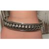 Image 2 : Navajo Sterling Silver Cuff Bracelet Tom Charley Native American Stacker