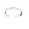 Image 4 : Navajo Mediterranean Coral Stacker Cuff Bracelet Sterling Silver Native American