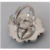 Image 3 : Navajo Cluster Ring Sz 7 Orange Spiny Oyster Kingman Turquoise Sterling Silver