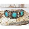 Image 2 : Navajo Royston Turquoise Sterling Cuff Bracelet Native American J Begay