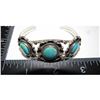 Image 3 : Navajo Royston Turquoise Sterling Cuff Bracelet Native American J Begay