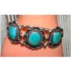 Image 4 : Navajo Royston Turquoise Sterling Cuff Bracelet Native American J Begay