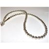 Image 5 : Navajo Pearls Necklace Sterling Silver 6mm Beads Necklace 18"L
