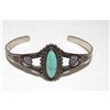 Image 5 : Vintage Fred Harvey Era Bracelet Navajo Sterling Turquoise Cuff