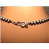 Image 3 : Navajo Pearls Necklace Sterling Silver 6mm Beads Necklace 18"L Choker