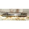 Image 3 : Old Pawn Navajo Carinated Ingot Cuff Bracelet Sterling Silver Native American