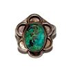 Image 1 : Vintage Navajo Sterling Cerrillos Turquoise Ring Sz 5 Sterling Silver