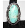 Image 1 : Navajo Dry Creek Turquoise Ring Sz 6 Sterling Silver Native American Signed