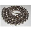 Image 1 : Early Navajo Pearls Necklace Hand Made Beads Sterling Silver 100g