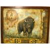 Image 2 : Lee Reynolds Mixed Media Buffalo Painting