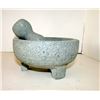 Image 2 : Vintage Large Mexican Molcajete Stone Grinder Lava