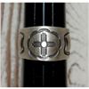 Image 2 : Navajo Martha Cayatineto Zia Cross Ring Size 10 Sterling Silver Band Native