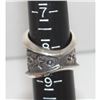 Image 5 : Navajo Kevin Yazzie Pueblo Cross Ring Size 8 Sand Cast Tufa Cast Sterling Silver